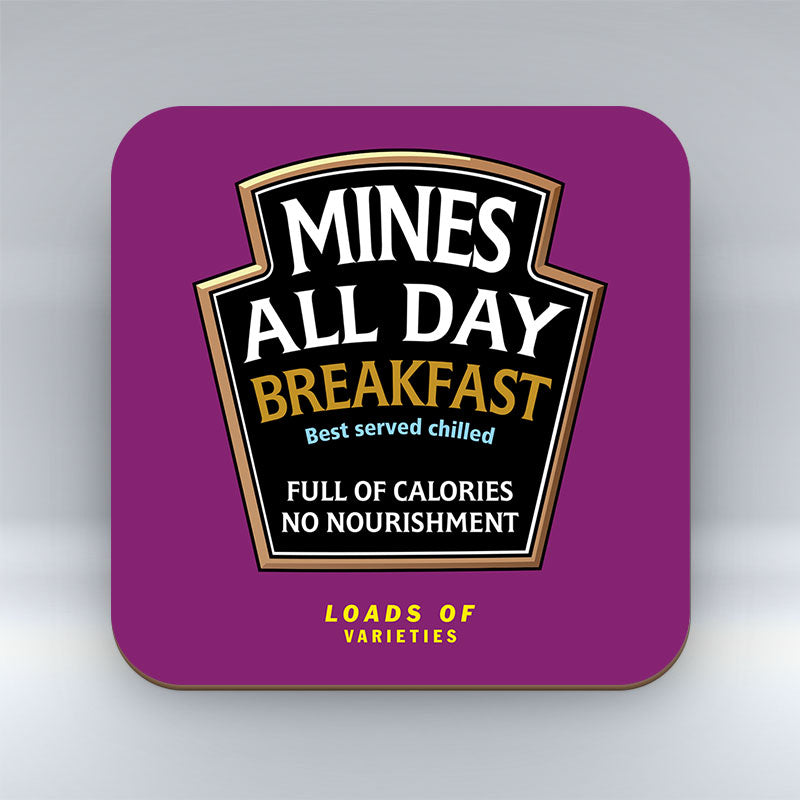 Mines - all day breakfast - Coaster