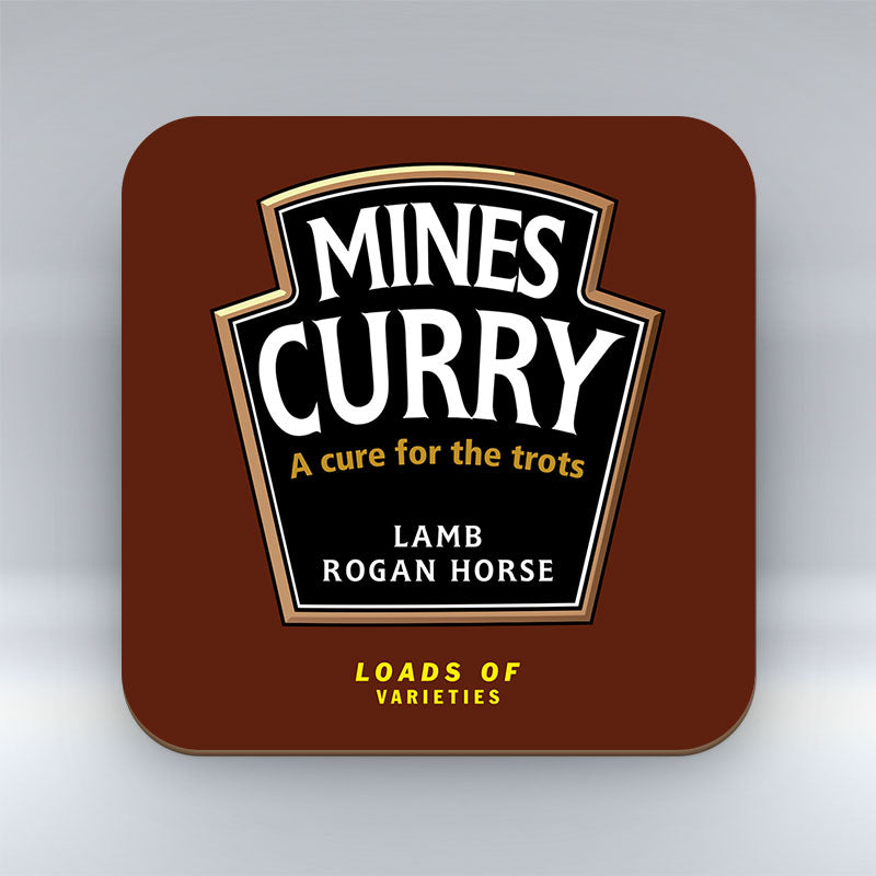 Mines Curry - rogan horse - Coaster