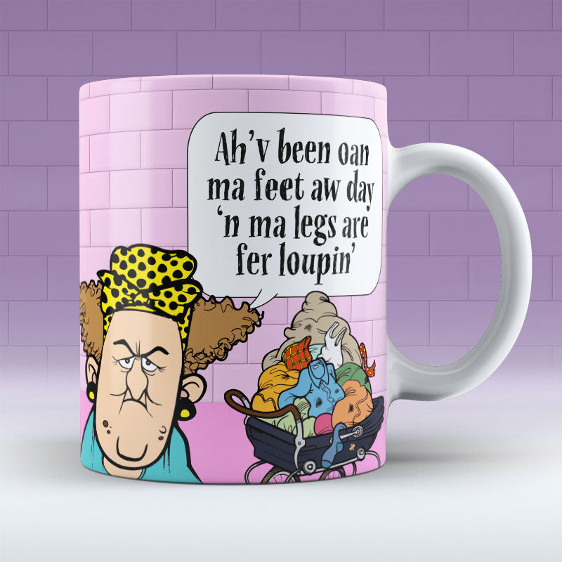 Ma Legs Are Fer Loupin - Mug