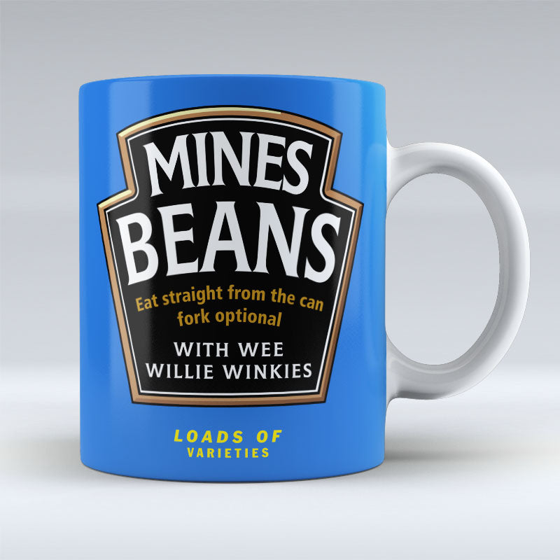 Mines Beans - with wee willie winkies - Mug