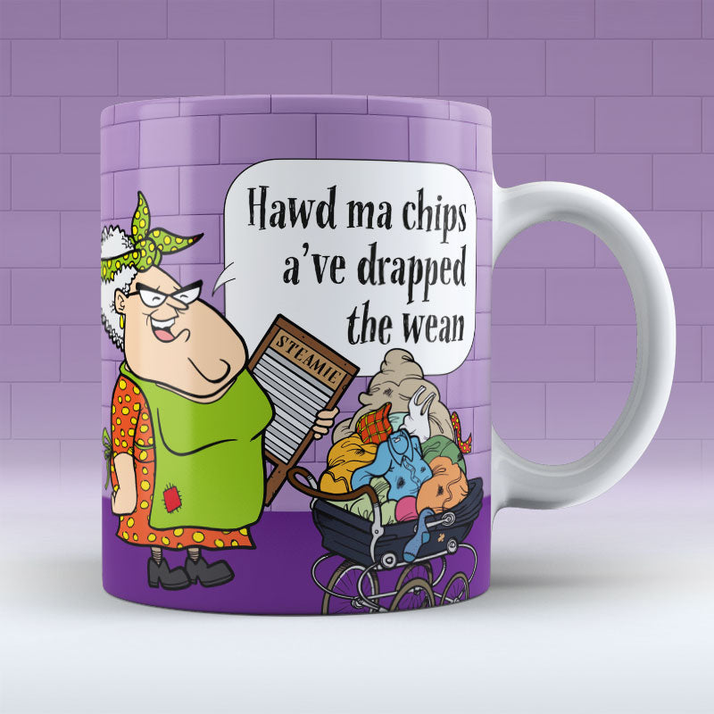 Drapped The Wean - Mug