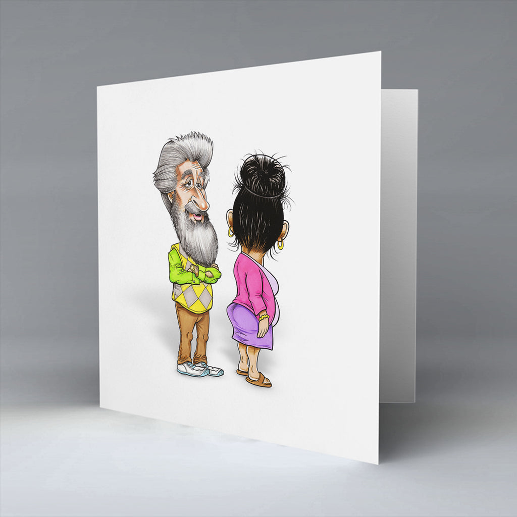 Mr and Mrs Greetings Card