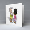 Platinum Mr & Mrs - Greetings Card