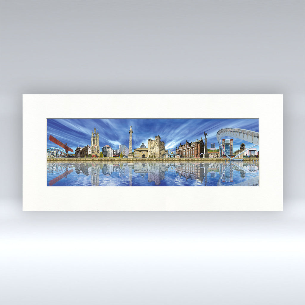 Newcastle Day - Mounted Print
