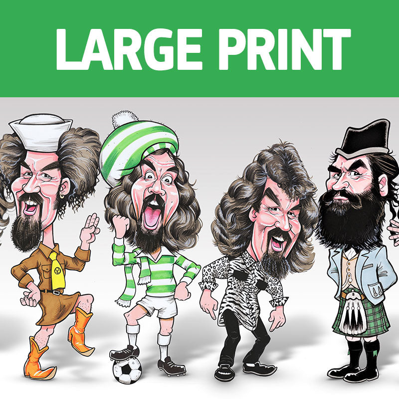 Oor Billy Football Print