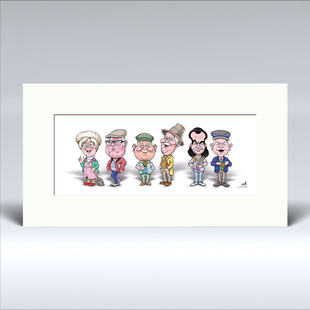 Platinum Auld Pals - Mounted Print