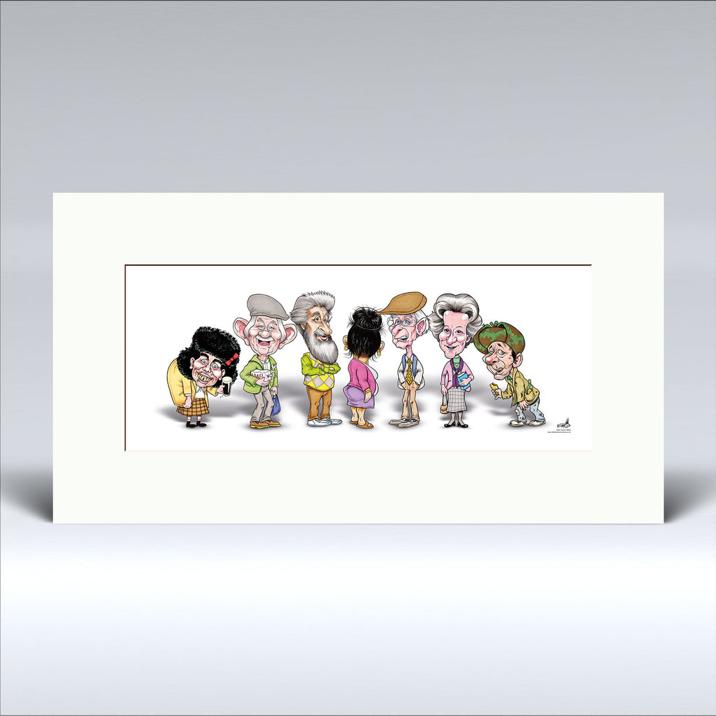 Platinum Cronies - Mounted Print