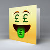 Pure Minted Emoji - Greetings Card