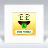 Pure Minted Emoji Text - Mounted Print