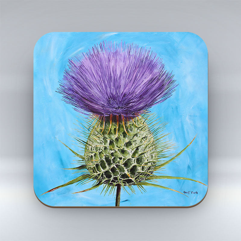 Purple Thistle - Coaster