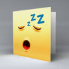 Sleeping Emoji - Greetings Card