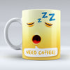 Need Coffee Emoji Text - Mug