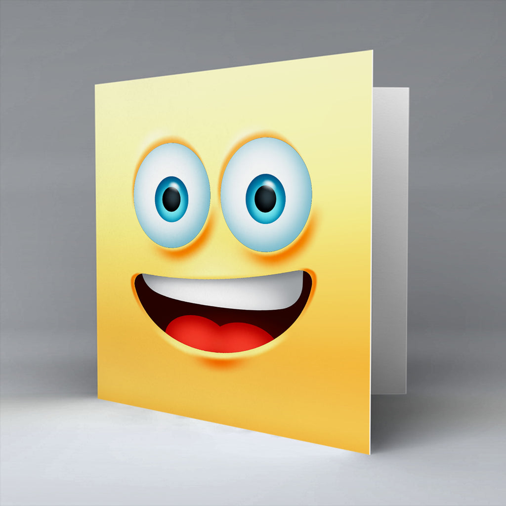 Smile Emoji - Greetings Card