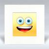Smile Emoji - Mounted Print