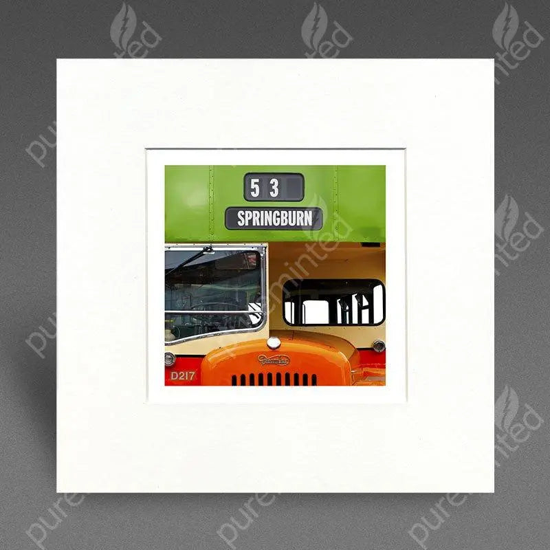 Springburn Rd Prints Springburn - Mounted Print - pureminted