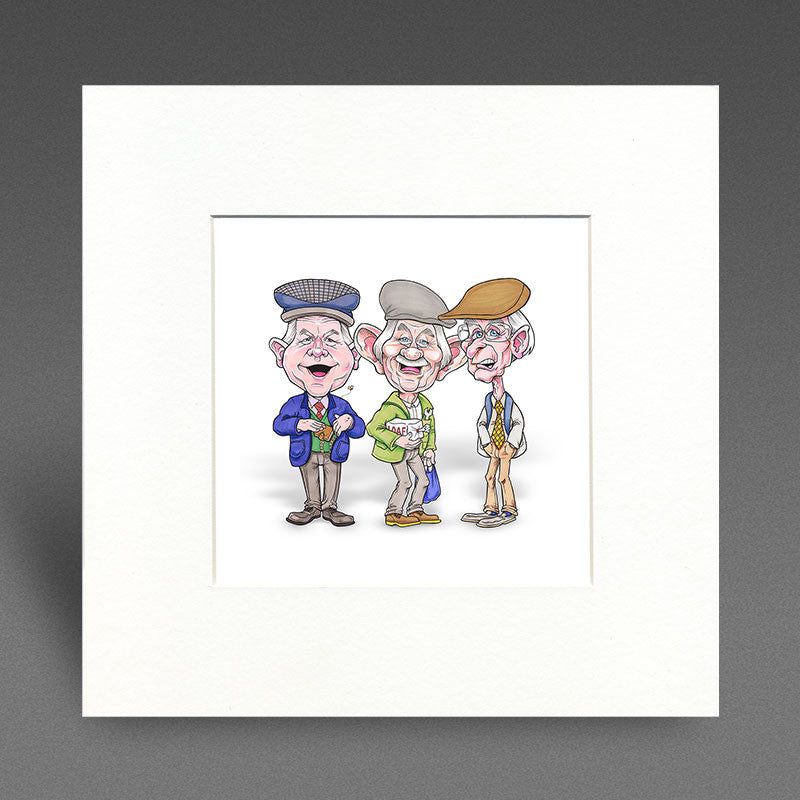 Boozin' Buddies - Mounted Print