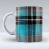 Grey Blue Tartan - Mug