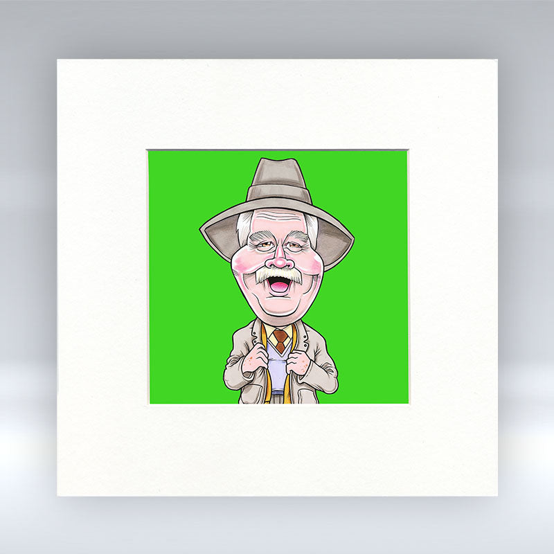 His Auld Pal - Colour Mounted Print