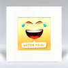 Wettin Masal Emoji Text - Mounted Print