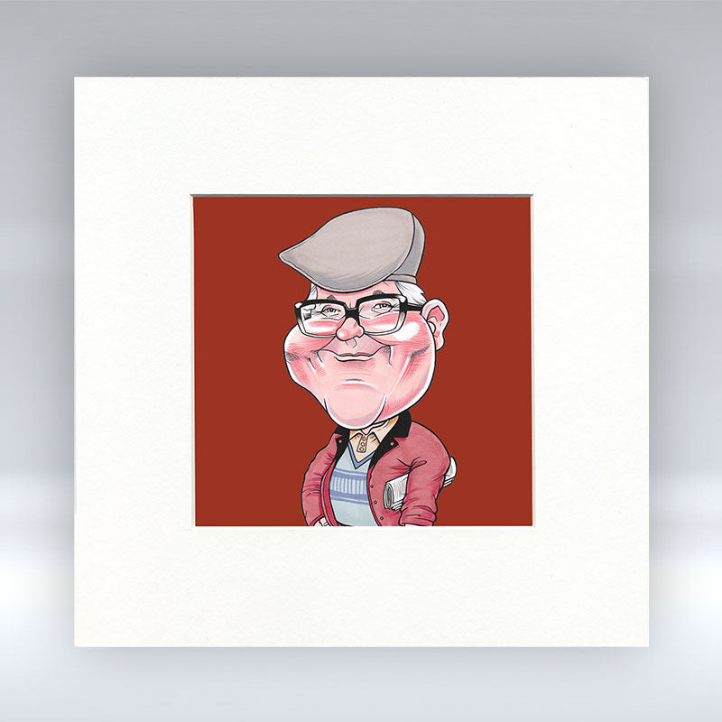 The Barred - Colour Mounted Print