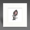 Zebra Billy - Mounted Print