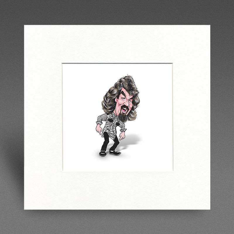 Zebra Billy - Mounted Print